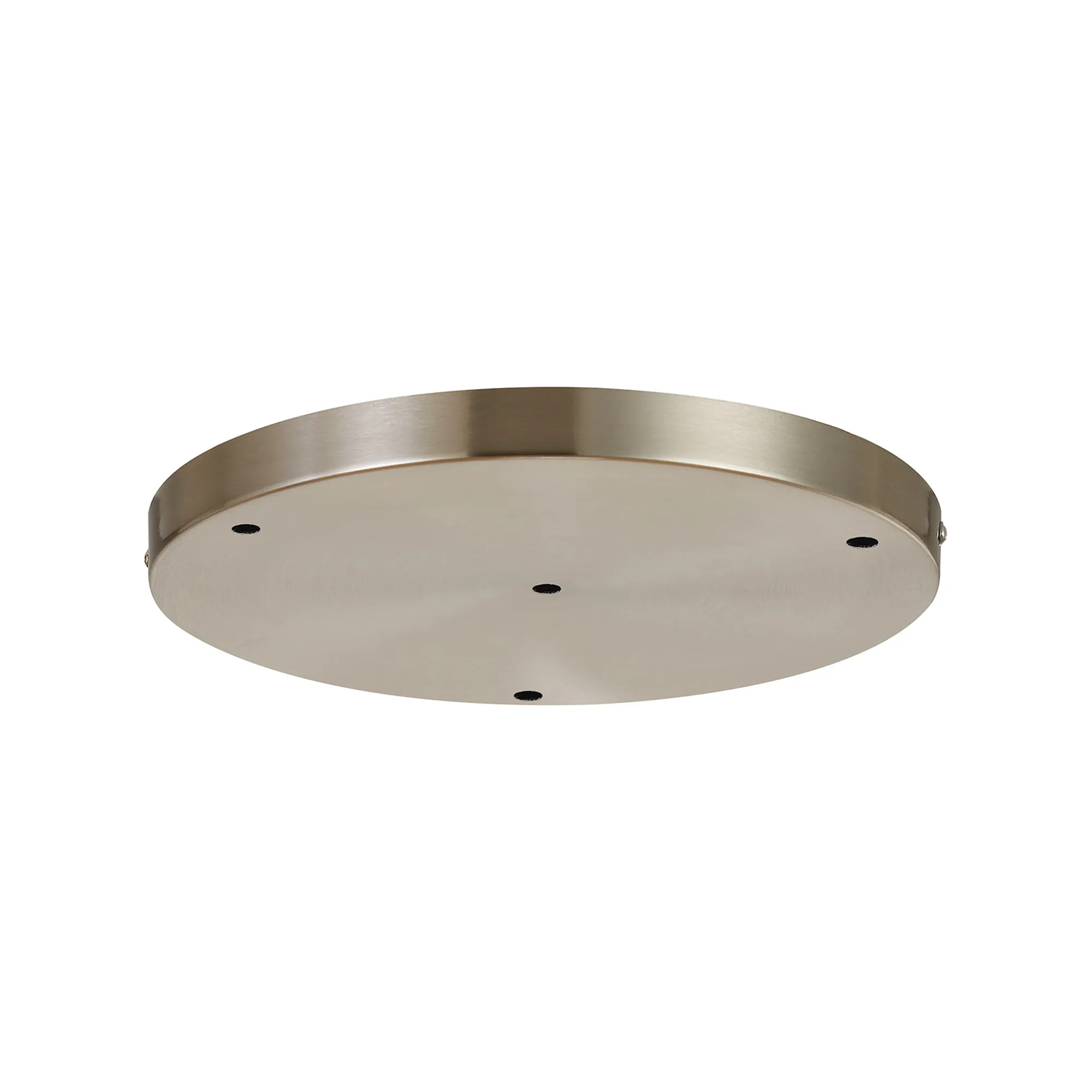 D0829SN  Hayes 4 Hole 28cm Round Ceiling Plate Satin Nickel